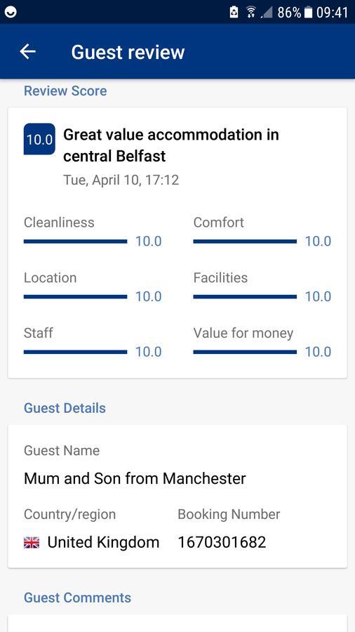 Lawnbrook Town House Hotell Belfast Exteriör bild