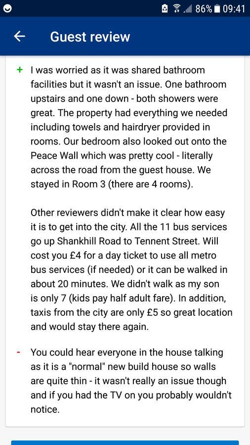 Lawnbrook Town House Hotell Belfast Exteriör bild